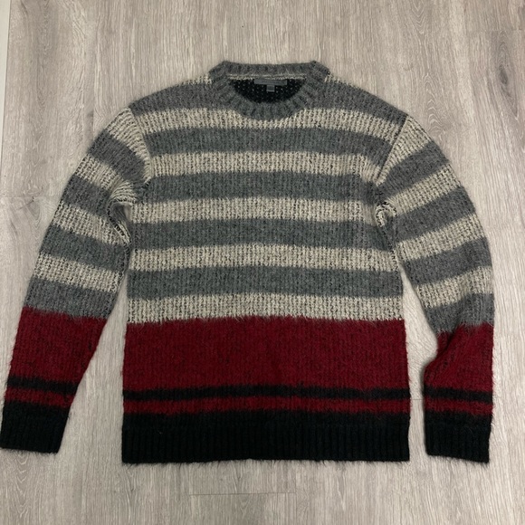 John Varvatos JACQUARD STRIPE SWEATER. Size small. $548 - Picture 5 of 9